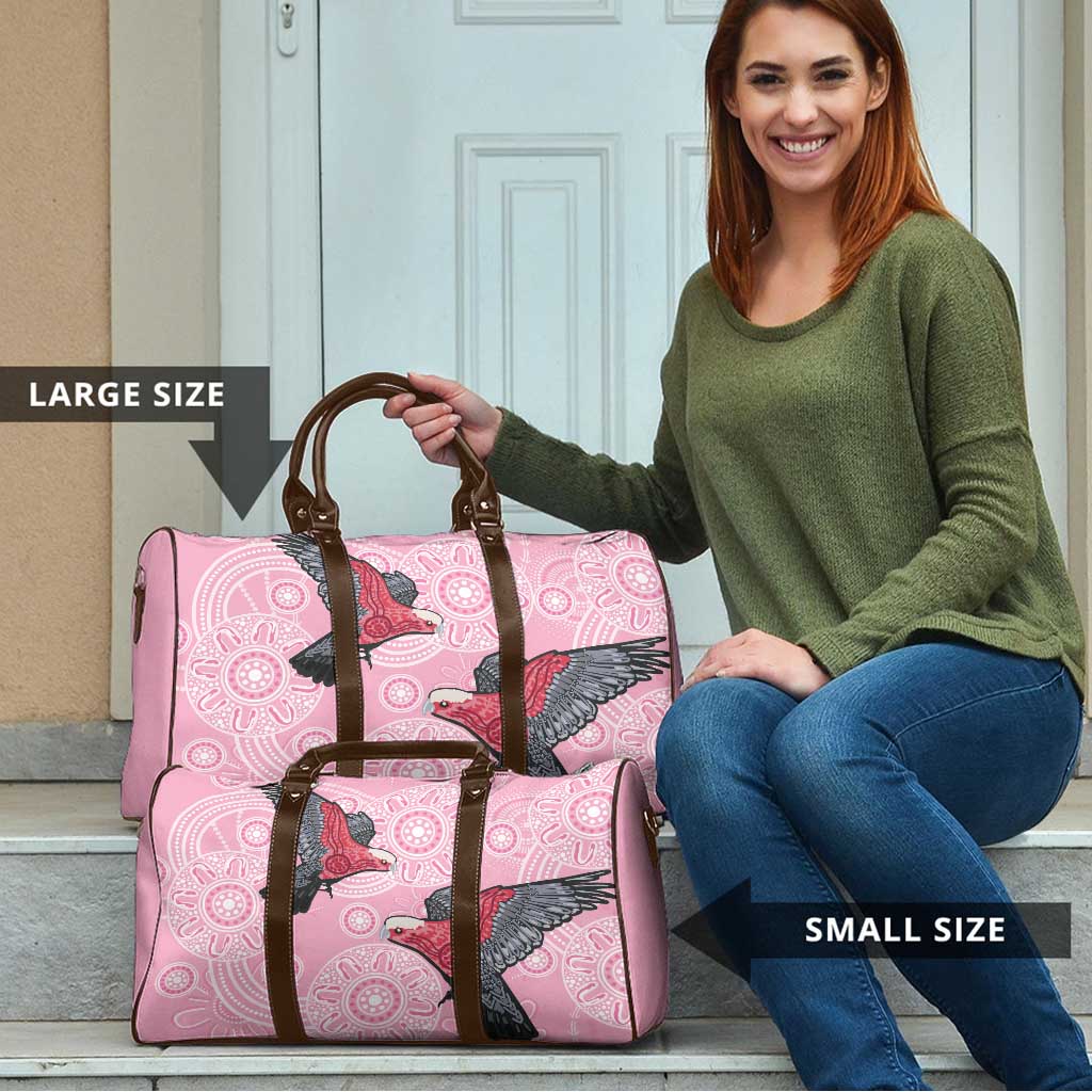 Pink Galah Aussie Aboriginal Travel Bag Soaring High - Aussie Hoodie