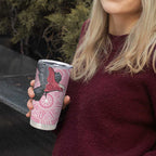 Pink Galah Aussie Aboriginal Tumbler Cup Soaring High - Aussie Hoodie