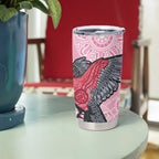 Pink Galah Aussie Aboriginal Tumbler Cup Soaring High - Aussie Hoodie
