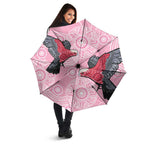Pink Galah Aussie Aboriginal Umbrella Soaring High - Aussie Hoodie