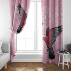 Pink Galah Aussie Aboriginal Window Curtain Soaring High - Aussie Hoodie