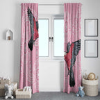 Pink Galah Aussie Aboriginal Window Curtain Soaring High - Aussie Hoodie