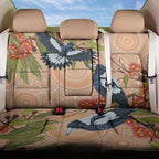 Magpies On Eucalyptus Australia Aboriginal Back Car Seat Cover - Aussie Hoodie