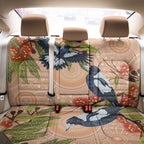Magpies On Eucalyptus Australia Aboriginal Back Car Seat Cover - Aussie Hoodie