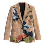 Magpies On Eucalyptus Australia Aboriginal Blazer - Aussie Hoodie
