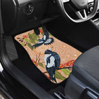 Magpies On Eucalyptus Australia Aboriginal Car Mats - Aussie Hoodie