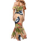 Magpies On Eucalyptus Australia Aboriginal Family Matching Mermaid Dress and Hawaiian Shirt - Aussie Hoodie