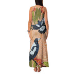 Magpies On Eucalyptus Australia Aboriginal Family Matching Tank Maxi Dress and Hawaiian Shirt - Aussie Hoodie