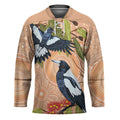 Magpies On Eucalyptus Australia Aboriginal Hockey Jersey - Aussie Hoodie
