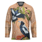 Magpies On Eucalyptus Australia Aboriginal Hockey Jersey - Aussie Hoodie