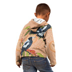Magpies On Eucalyptus Australia Aboriginal Kid Hoodie - Aussie Hoodie