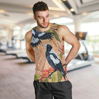 Magpies On Eucalyptus Australia Aboriginal Men Tank Top - Aussie Hoodie