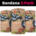 Magpies On Eucalyptus Australia Aboriginal Neck Gaiter - Aussie Hoodie