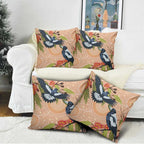 Magpies On Eucalyptus Australia Aboriginal Pillow Cover - Aussie Hoodie