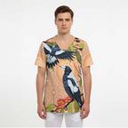 Magpies On Eucalyptus Australia Aboriginal Scrub Top - Aussie Hoodie
