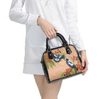 Magpies On Eucalyptus Australia Aboriginal Shoulder Handbag - Aussie Hoodie