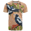Magpies On Eucalyptus Australia Aboriginal T Shirt - Aussie Hoodie