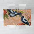 Magpies On Eucalyptus Australia Aboriginal Tablecloth - Aussie Hoodie