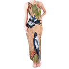 Magpies On Eucalyptus Australia Aboriginal Tank Maxi Dress - Aussie Hoodie