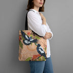 Magpies On Eucalyptus Australia Aboriginal Tote Bag - Aussie Hoodie