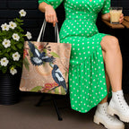 Magpies On Eucalyptus Australia Aboriginal Tote Bag - Aussie Hoodie