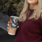 Magpies On Eucalyptus Australia Aboriginal Tumbler Cup - Aussie Hoodie