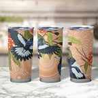 Magpies On Eucalyptus Australia Aboriginal Tumbler Cup - Aussie Hoodie