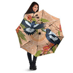 Magpies On Eucalyptus Australia Aboriginal Umbrella - Aussie Hoodie