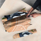 Magpies On Eucalyptus Australia Aboriginal Umbrella - Aussie Hoodie
