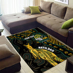 Australia Matildas Indigenous Area Rug NAIDOC 2024 Keep The Fire Burning