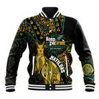 Australia Matildas Indigenous Baseball Jacket NAIDOC 2024 Keep The Fire Burning