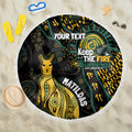 Australia Matildas Indigenous Beach Blanket NAIDOC 2024 Keep The Fire Burning