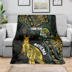 Australia Matildas Indigenous Blanket NAIDOC 2024 Keep The Fire Burning