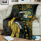 Australia Matildas Indigenous Blanket NAIDOC 2024 Keep The Fire Burning