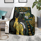 Australia Matildas Indigenous Blanket NAIDOC 2024 Keep The Fire Burning
