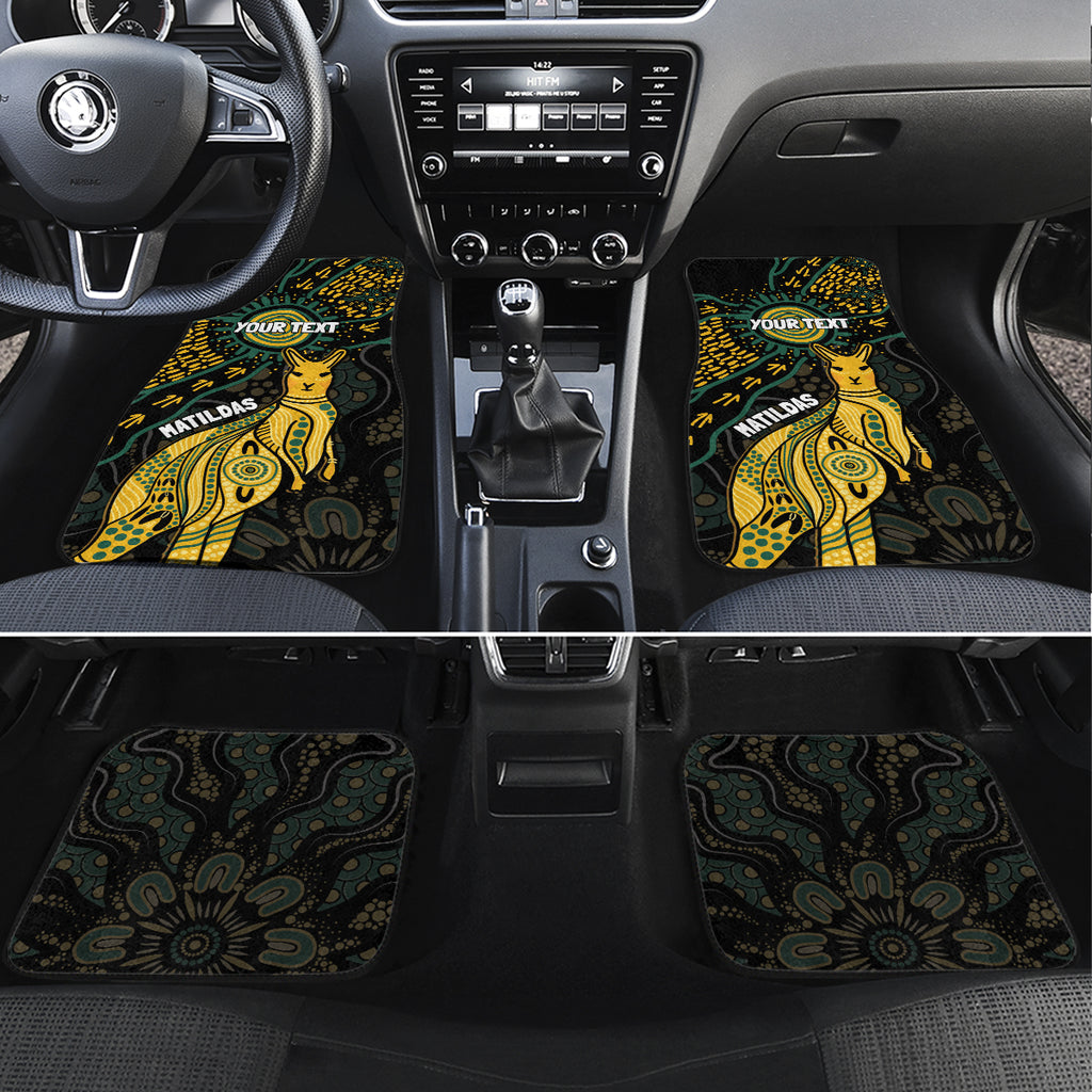 Australia Matildas Indigenous Car Mats NAIDOC 2024 Keep The Fire Burning