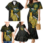 Australia Matildas Indigenous Family Matching Mermaid Dress and Hawaiian Shirt NAIDOC 2024 Keep The Fire Burning