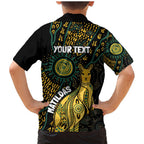 Australia Matildas Indigenous Family Matching Mermaid Dress and Hawaiian Shirt NAIDOC 2024 Keep The Fire Burning