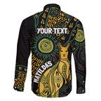 Australia Matildas Indigenous Family Matching Puletasi and Hawaiian Shirt NAIDOC 2024 Keep The Fire Burning