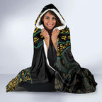 Australia Matildas Indigenous Hooded Blanket NAIDOC 2024 Keep The Fire Burning