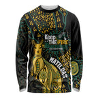 Australia Matildas Indigenous Long Sleeve Shirt NAIDOC 2024 Keep The Fire Burning