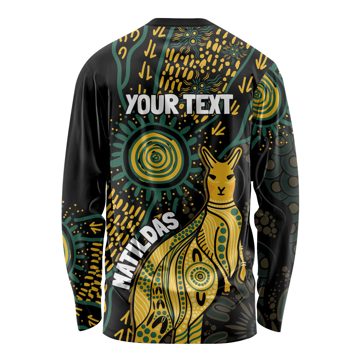 Australia Matildas Indigenous Long Sleeve Shirt NAIDOC 2024 Keep The Fire Burning