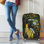 Australia Matildas Indigenous Luggage Cover NAIDOC 2024 Keep The Fire Burning