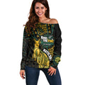 Australia Matildas Indigenous Off Shoulder Sweater NAIDOC 2024 Keep The Fire Burning