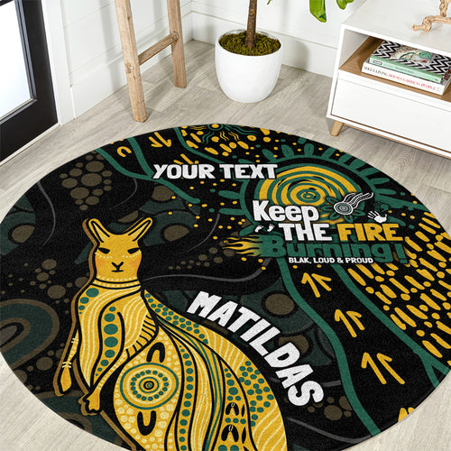 Australia Matildas Indigenous Round Carpet NAIDOC 2024 Keep The Fire Burning