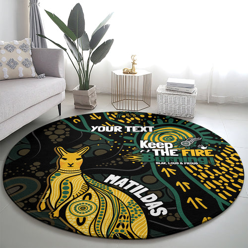 Australia Matildas Indigenous Round Carpet NAIDOC 2024 Keep The Fire Burning