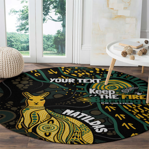 Australia Matildas Indigenous Round Carpet NAIDOC 2024 Keep The Fire Burning