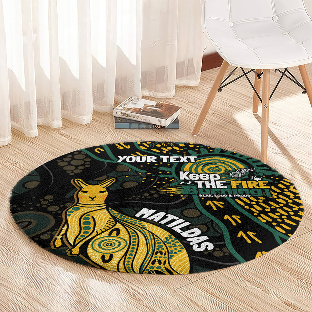 Australia Matildas Indigenous Round Carpet NAIDOC 2024 Keep The Fire Burning