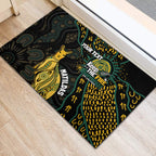 Australia Matildas Indigenous Rubber Doormat NAIDOC 2024 Keep The Fire Burning