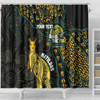 Australia Matildas Indigenous Shower Curtain NAIDOC 2024 Keep The Fire Burning